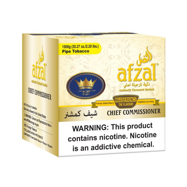 Afzal Chief Commissioner Hookah Flavor